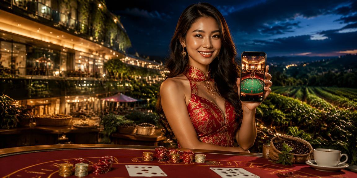 Người dùng tại Sài Gòn ngồi quán cà phê kiểm tra tài khoản casino trực tuyến và chính sách bảo mật