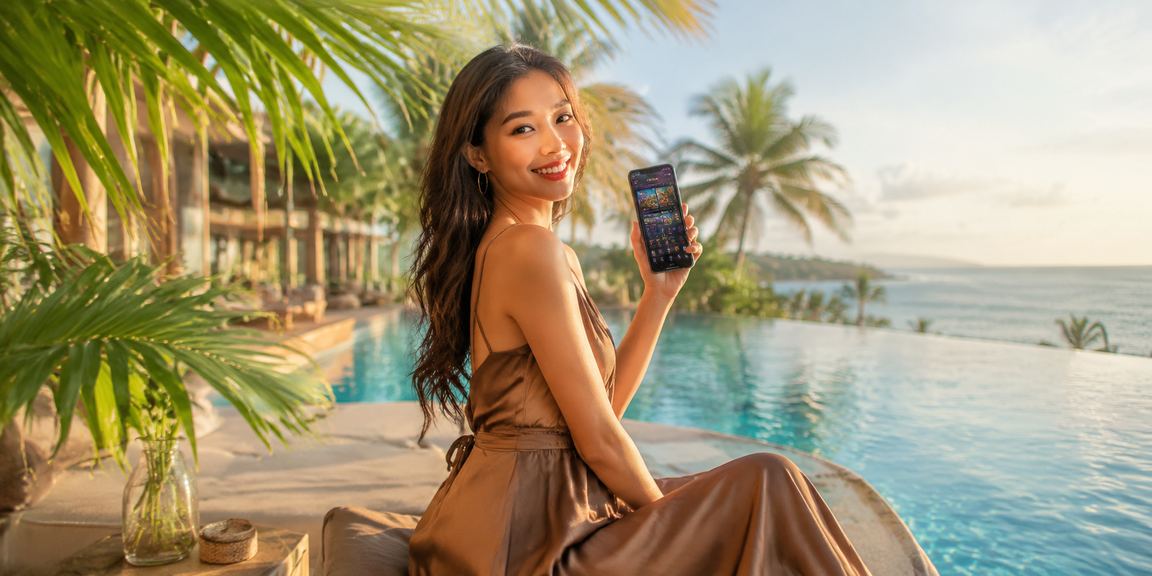 Người chơi tại Đà Lạt thư giãn tại quán cà phê và theo dõi kết quả cá cược thể thao VIP